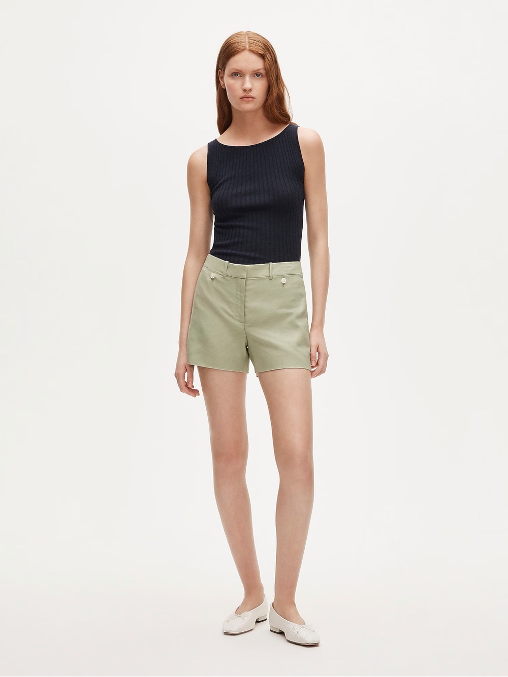 J Crew 4" short in Gramercy linen blend